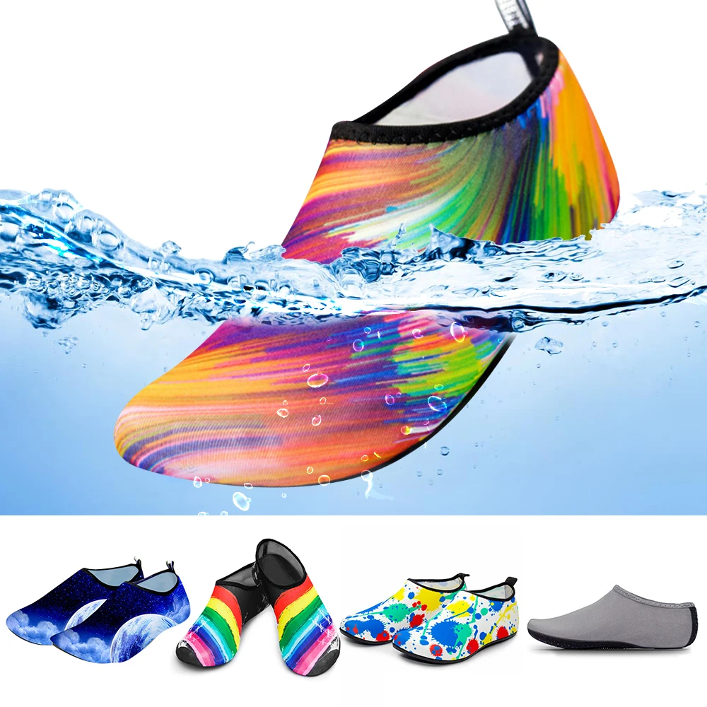 Water Shoes Unisex Swimming Diving Socks Summer Aqua Beach Sandal Non-Slip For Men Women