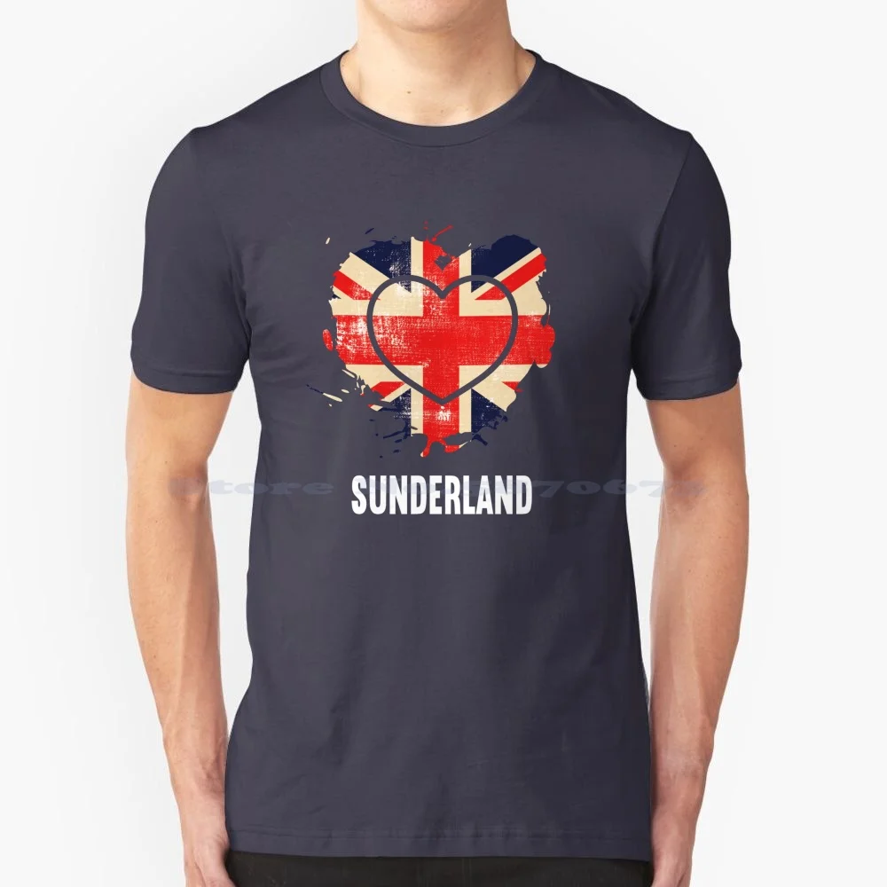 I Love United Kingdom Heart T Shirt 100% Cotton Tee I Love United Kingdom Heart Flag I Heart Union Flag United Jack Heart