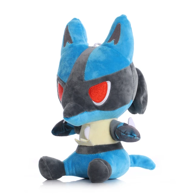 Pokemon Plush 5 Pcs/ Lot Lucario Shiny Lucario Mega Lucario