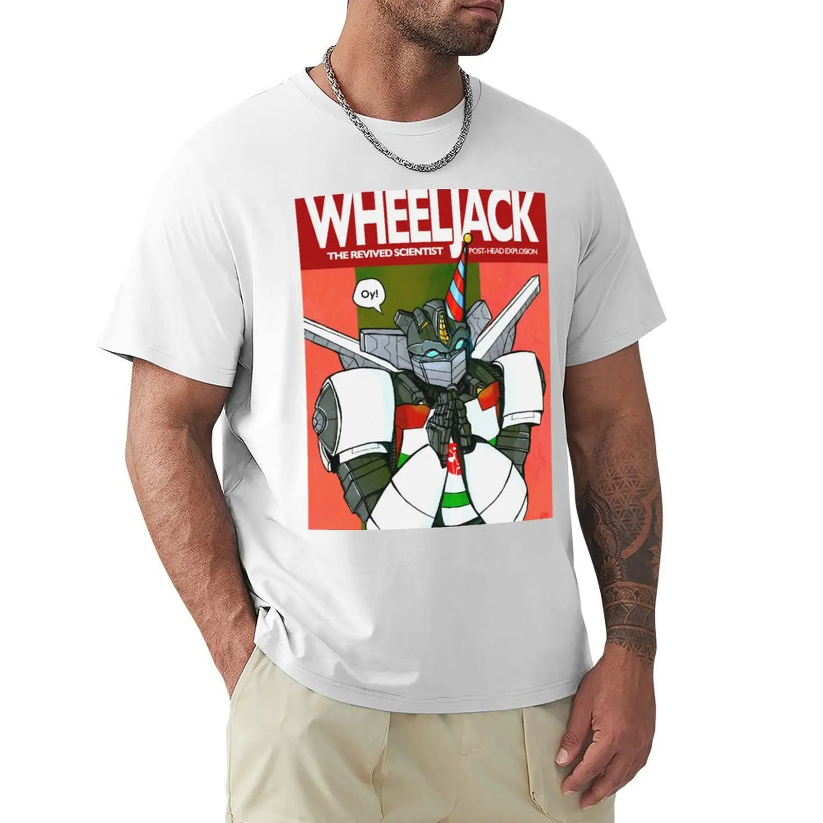 

Wheeljack - The Revived Scientist T-shirt aesthetic clothes customs boys animal print Men's t-shirts