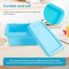 Silicone Freezer Molds With Lids Soup Freezer Ice Cube Tray Food Freezer Trays Container for Storing Freezing Soup, Broth, Sauce 6
