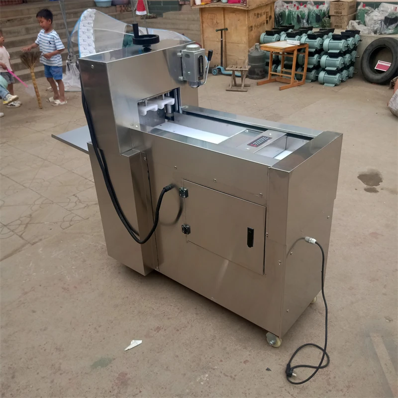 

CNC Double Cut Lamb Roll Machine Electric Commercial Diced Meat Slicer Industrial