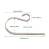 1pc Metal Bronze/Gold Christmas Stocking Holder Hanging Hooks Buckles Fireplace Mantel Self Adhesive Hanger for Party Ornament 3