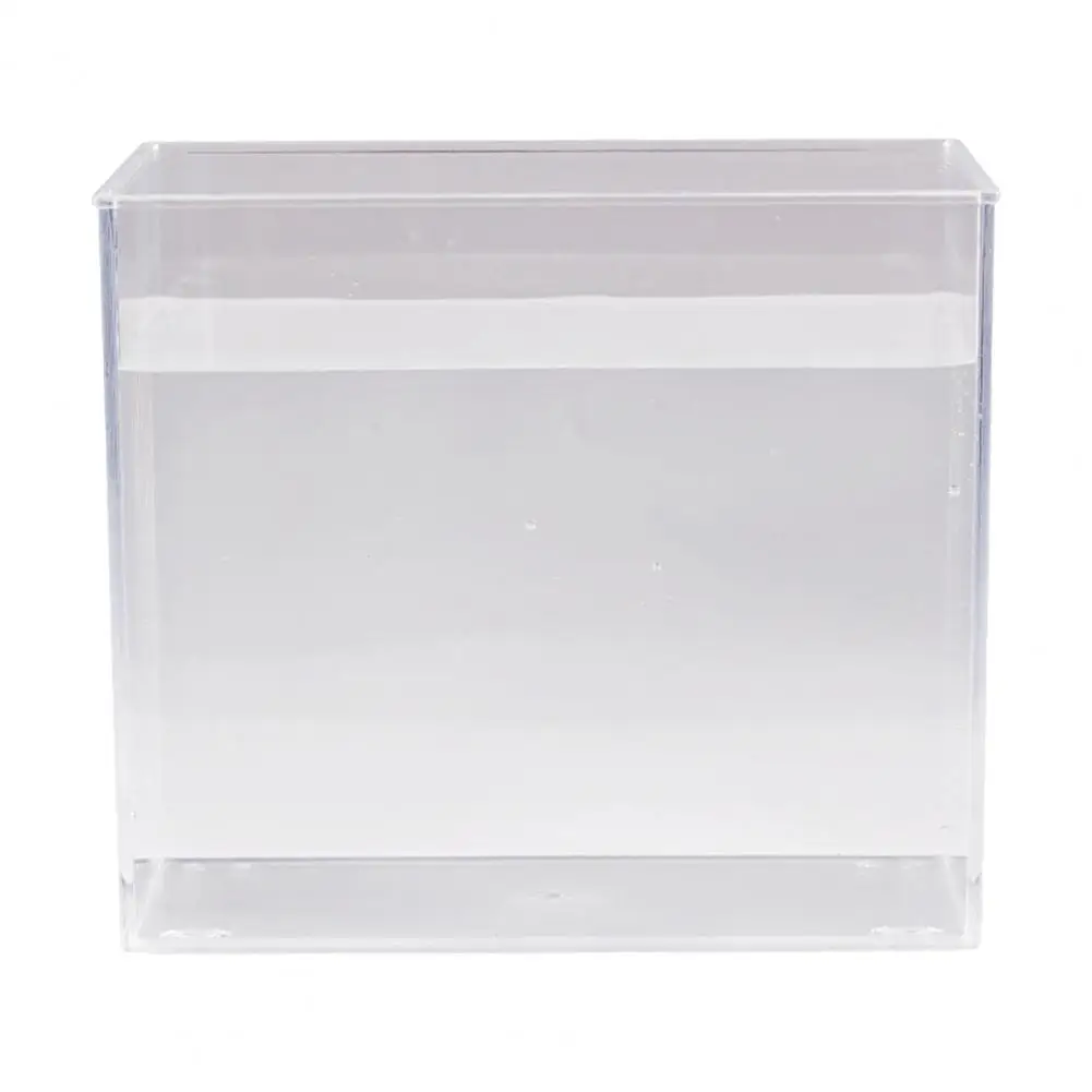 

Fish Tank Room Decor 360 Degree Viewing Betta Fish Tank Aquarium for Study Room Office Decor Transparent High Light
