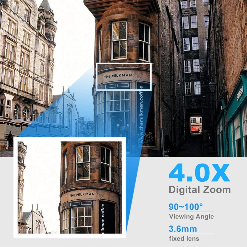 كاميرا واي فاي 8MP خارجية متحركة