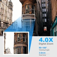 8MP Wireless Security Survillance PTZ Camera Wifi IP Outdoor 4X Zoom Cameras AI Human Tracking Two-way Audio HD Night Color Cam 3