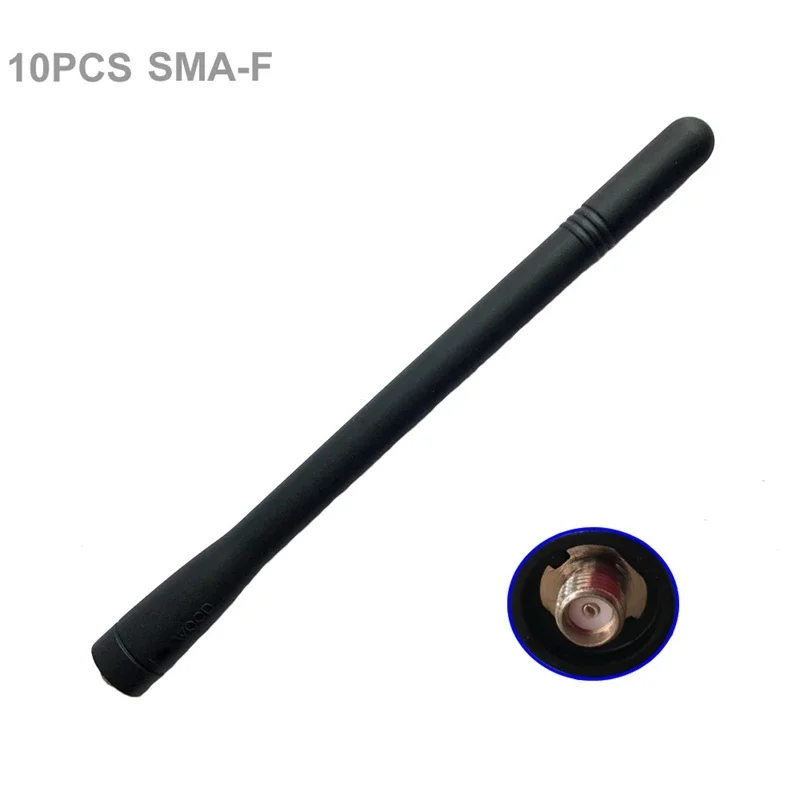 MAXTONDATA 10Pcs TK-2207G VHF 136-174MHz Antenna SMA Female for Kenwood TK2217 TK2107 KRA-26 TK2207 TK2217 TK-2317