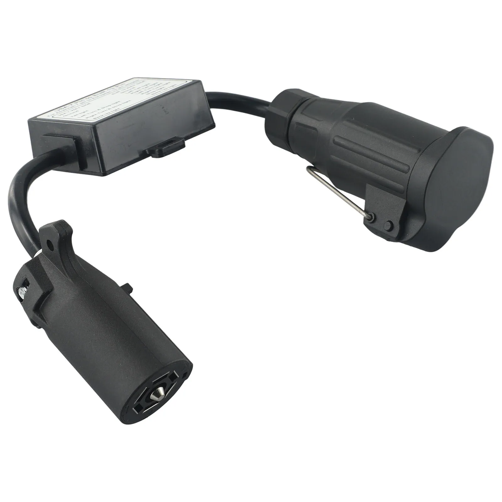 USA 4-Way Flat To European 13-Pin Trailer Light Converter Adapter (4 To 13 Pin)