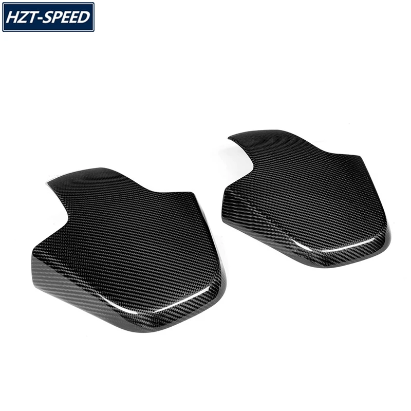 건식 탄소 섬유 소재 카시트 백 커버 트림, BMW M8 F91 F92 F93 F97 F98 G80 2020 업, 2 개