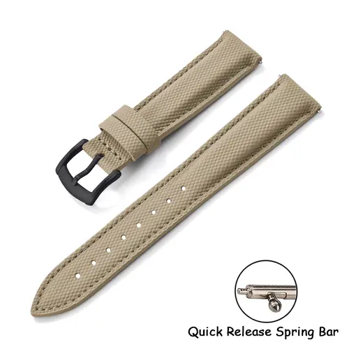 New Coated Sailcloth Strap 18/19/20/22mm Sport Fabric Waterproof WristBand Universal Accessories For Smart Watch Huawei/Samsung - Image 21