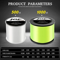 500M Super Strong Fishing Line Japan Durable Monofilament Nylon Fishing Line Sea/Freshwater Main Line Leader Fishing Wire 28.6LB 2