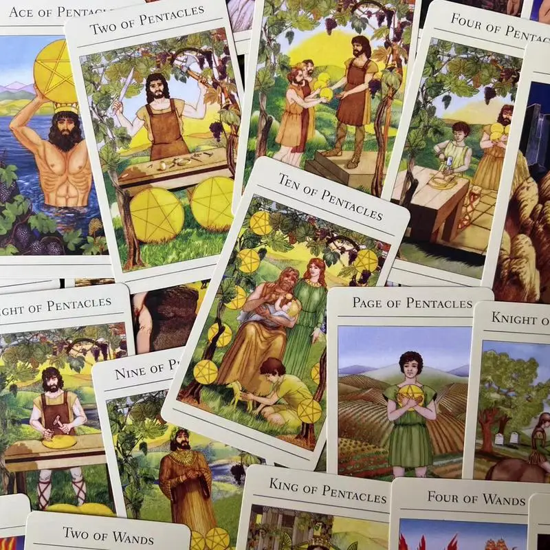 10.3x6cm The New Mythic Tarot Deck 78 Pcs Classic Tarot