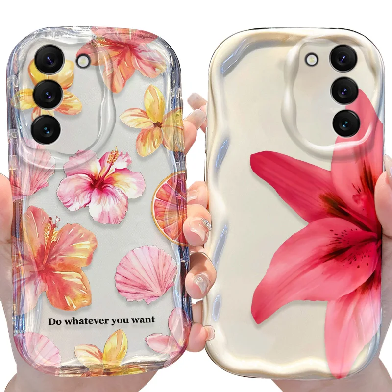 Elegant Floral Back Cover - Stylish Flower Design Protective Case