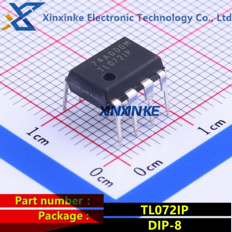 

TL072IP DIP-8 Operational Amplifiers - Op Amps Dual JFET In Low Noise Amplifier ICs Brand New Original