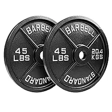 Description Picture 6 of itemWeight Plates 85LB Set - Olympic 2 inch Center Premium Coating 2x 25lb, 10lb, 5lb, and 2.5lb for Olympic Weight Lifting Barbells