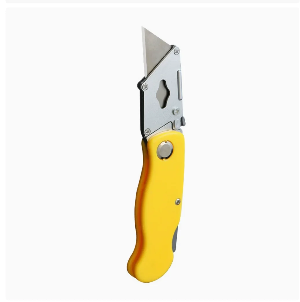 Coltello pieghevole per lavori artistici - Apri scatole, articoli per ufficio, taglierino per carta da parati, coltello pieghevole multifunzionale, coltello multiuso, taglierino. - immagine 6