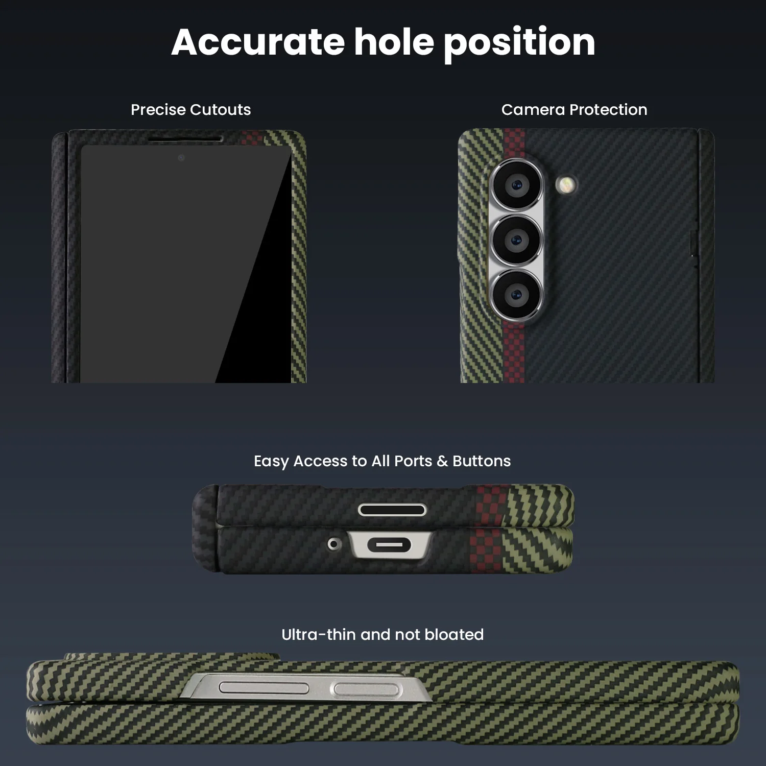 High-End Transparent PC Skin-Feel Cover with Dopamine Color Scheme