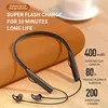 Fone Bluetooth Earphones Wireless Headphones Magnetic Sport Neckband Neck-hanging TWS Earbuds Wireless Blutooth Headset with Mic 3