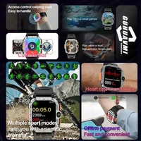2025NEW Quad-Core CPU 5G Network GPS SmartWatch Sport Men Women HD Camera SIM Card WIFI Wireless 64GB LargeMemory NFC SmartWatch 2