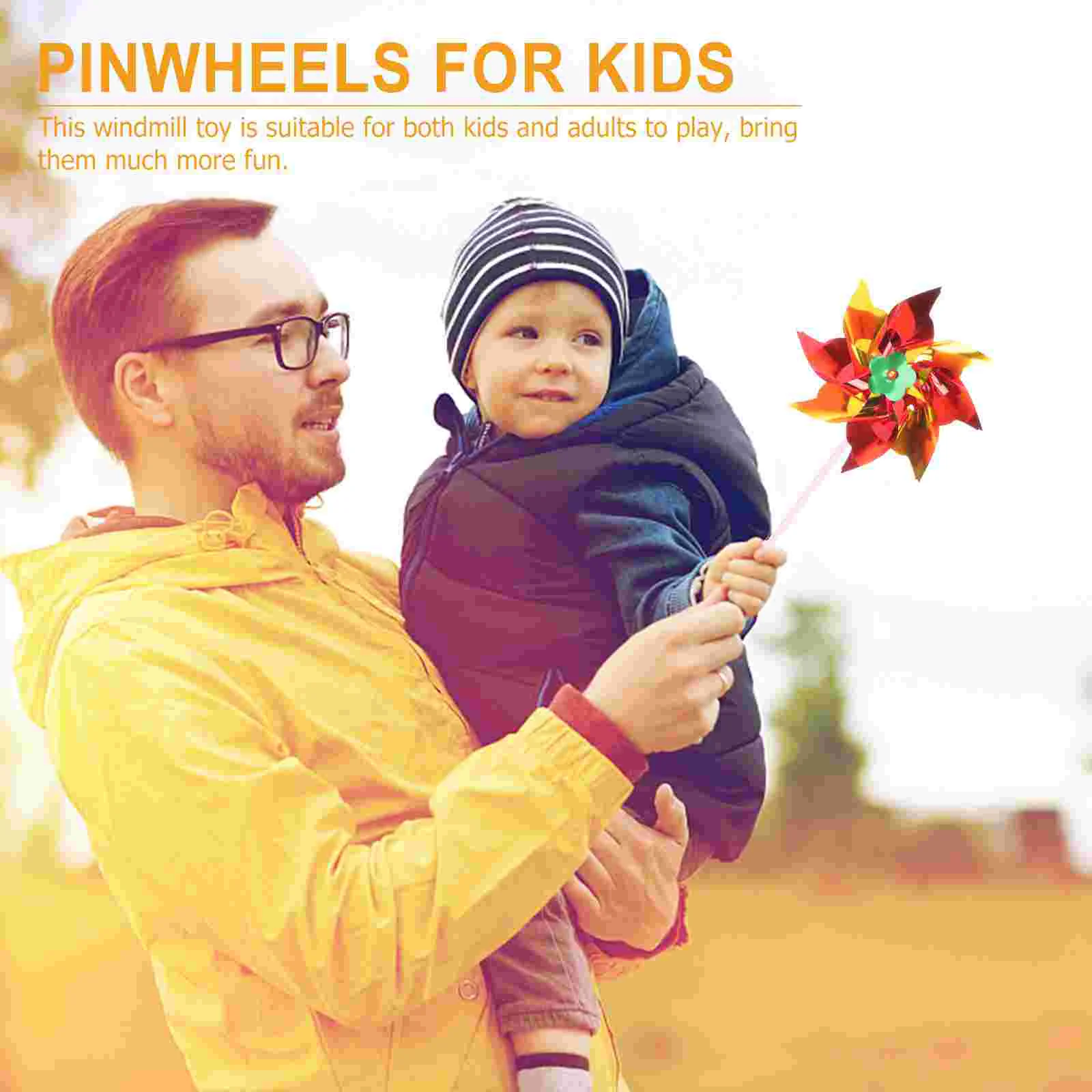 Kids Windmill Toys Outdoor Playsets Party Octagonal Pinwheels Windmill Playthings Kids Children Wind Toy