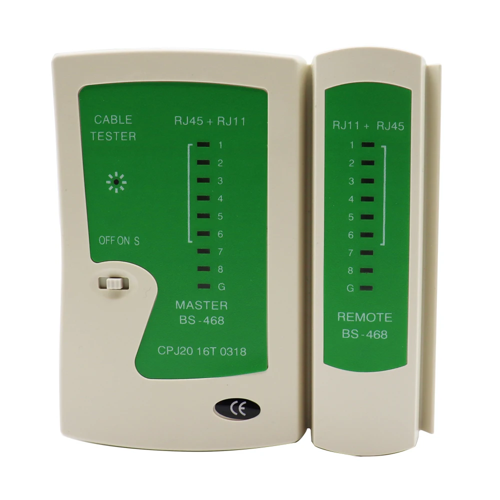 Network Cable Tester Network Repair Tool Set Network Tool Kit Network Tool Set Network Cable Tester RJ45 RJ11 RJ12 CAT5 UTP LAN Cable Telephone Line Tester Detector Remote Test Tools Networking