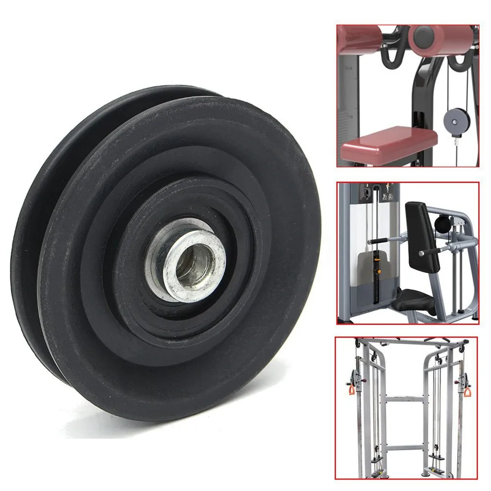 

Universal 3.5'' Nylon Bearing Fitness Pulley Wheel Cable Gym Equipment Parts Wearproof 90*18*10mm Pulley Wheels