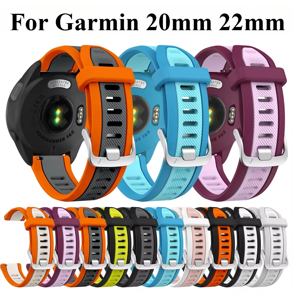 1 pezzo Cinturino per orologio per Garmin Forerunner 165/168 Music/Active 5/ Venu/Venu Sq, misure da 20mm, cinturino per smartwatch Garmin per ragazze e donne | SHEIN ALIA