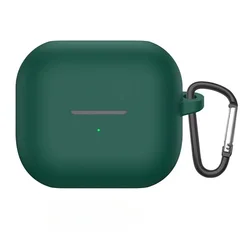 Premium Soft Silicone Earphone Case with Carabiner - Full Protection - Galaxy Buds 3 FE (Green)
