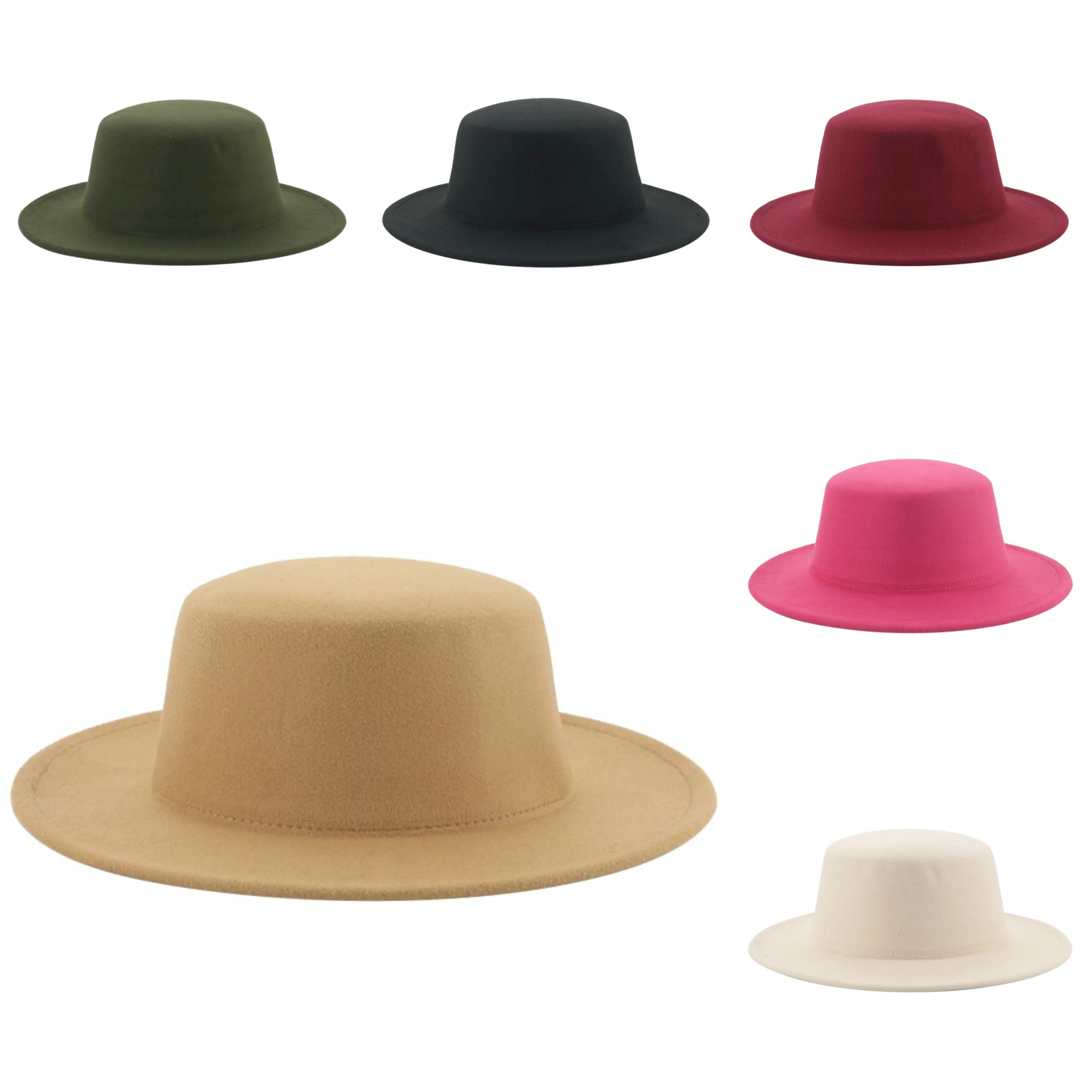 шапка женская шляпа Шляпы федоры для женщин зимняя аксессуары из войлока