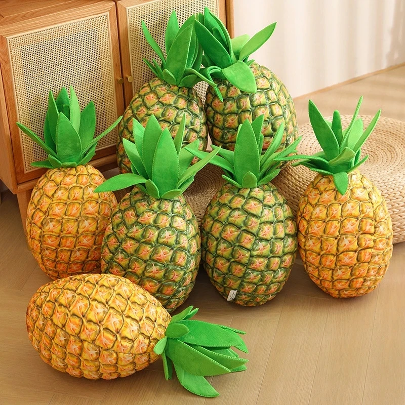 Cartoon Stuffed Pineapple Fruit Pillow Super Cute Apple Plush Toy