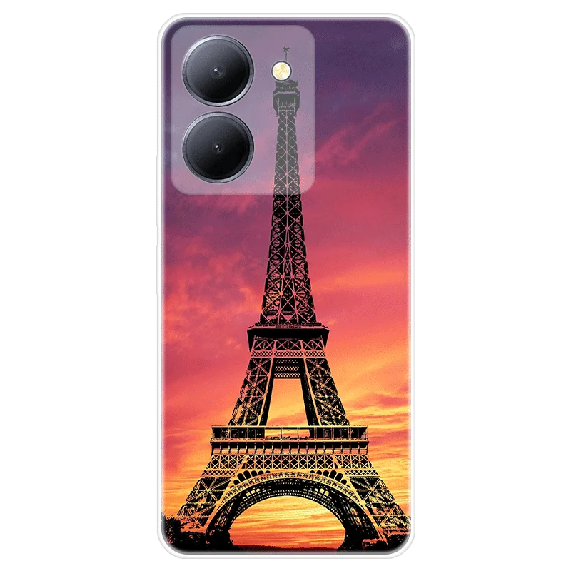 For VIVO Y36 4G Y36 5G RockSand Matte Rubber Silicone case back cover