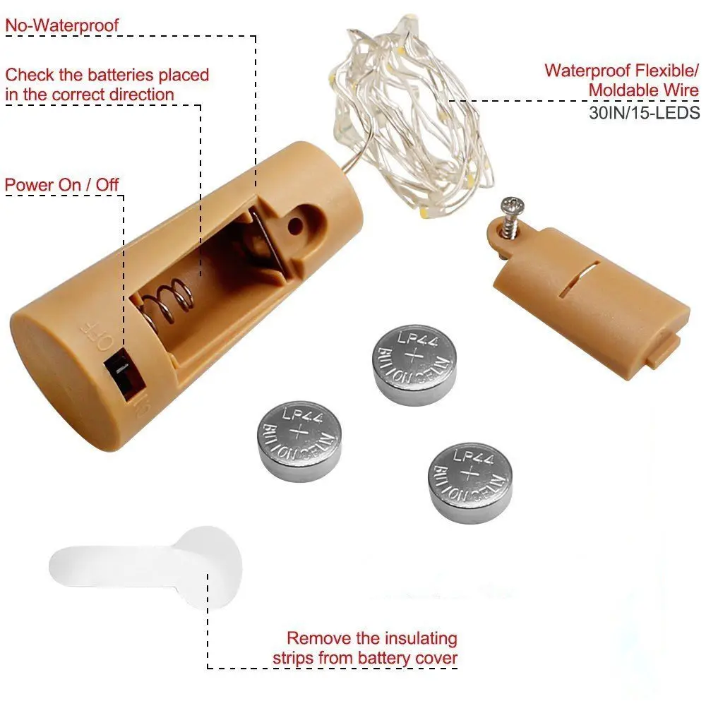 Рисунок 6 - медная гирлянда в форме пробки