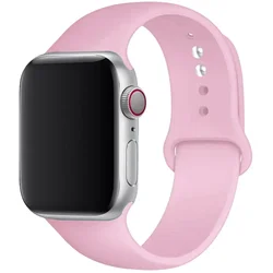 Premium Silicone Sport Band for Smartwatch - Vibrant & Durable Design for Everyday Wear (24 Vintage rose)