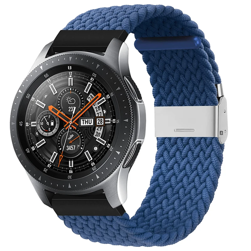 Nylon Braided Solo Loop Strap for Smartwatches - 20mm/22mm Band