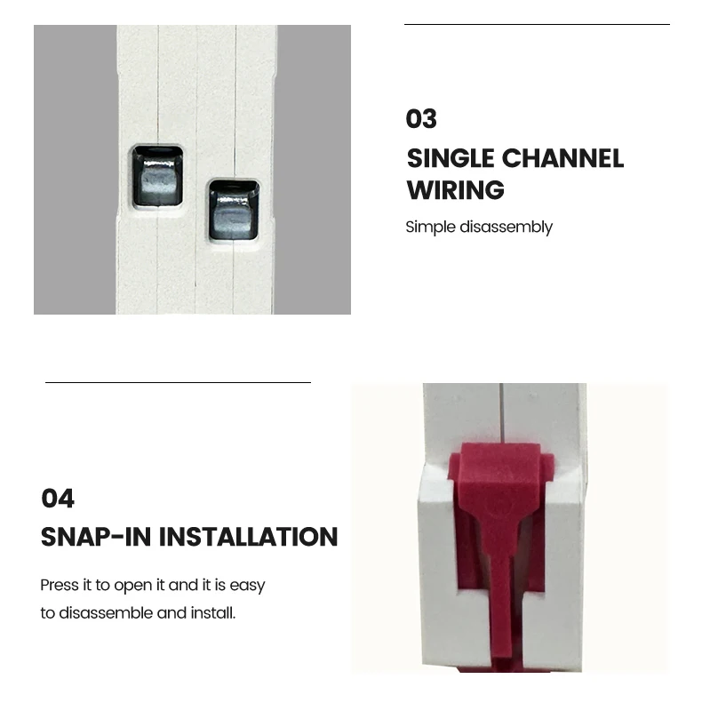 LARKKEY Programmable Wifi Breaker TUYA Smart Circuit Breaker Power Metering Over Current Under Voltage Protection DIN