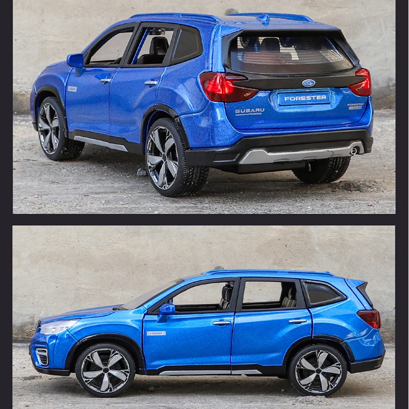 1:30 Subaru Forester SUV Diecast Car Model Alloy Vehicle Toy Boy