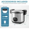 Aroma Housewares 60-Cup (Cooked) (30-Cup UNCOOKED) Commercial Rice Cooker, Stainless Steel Exterior (ARC-1130S), Silver 5