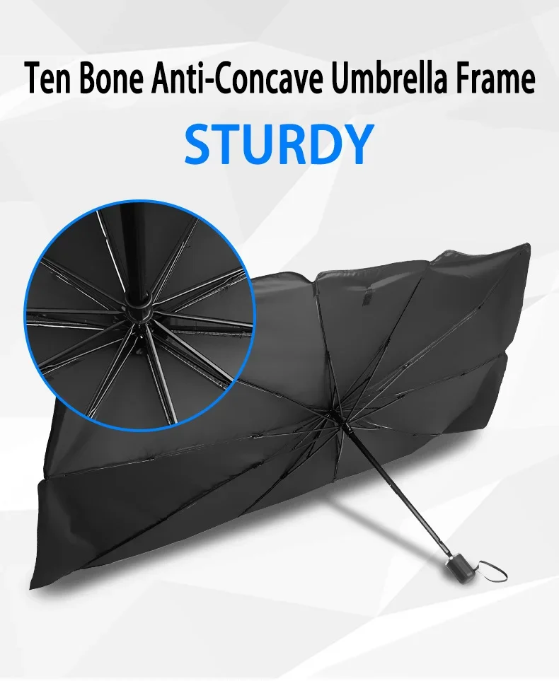 Car Front Windshield Sunshade Umbrella Easy Install, Easy Store For Infiniti Q50L QX50 QX60 Q60 Q60S QX70 Q30 Q80