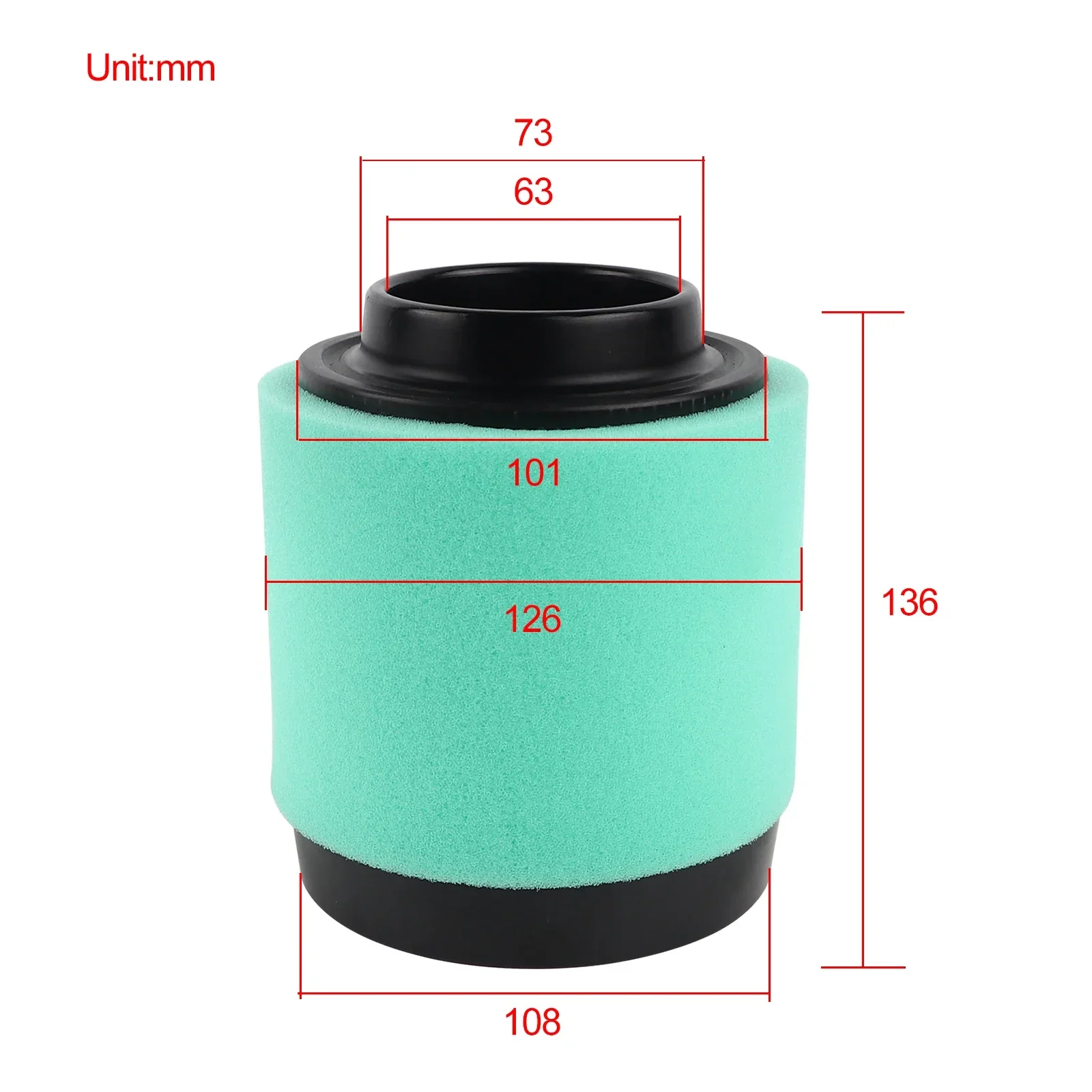 ATV Air Filter Cleaner 4-wheeler for Polaris Trail Boss 325 330 Magnum 325 330 Trail Blazer ATP Replaces 1253372 Air Filters air filter motorcycle air filter air filter cleaner