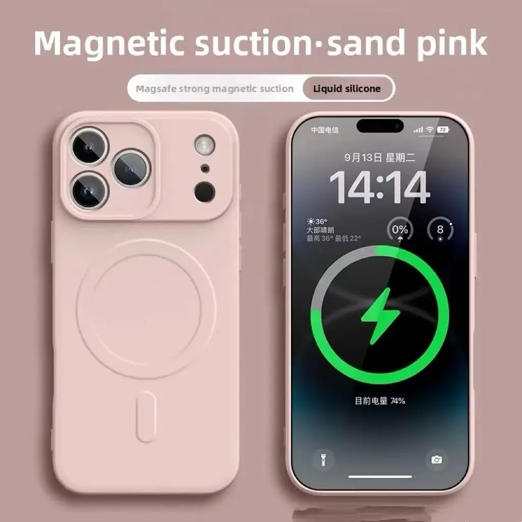 Premium Liquid Silicone MagSafe Shockproof Case - Luxury Protective Cover Accessories