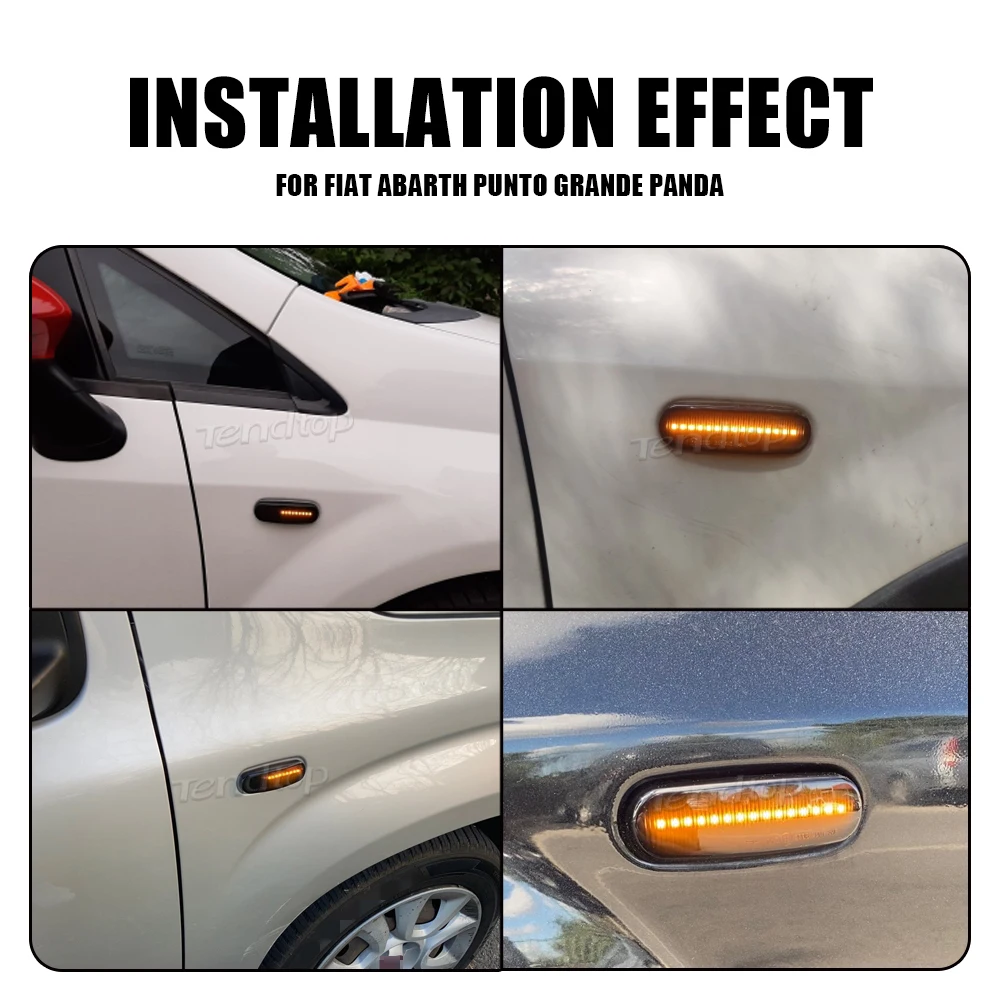 รูปสินค้า ไฟเลี้ยว LED สีเหลืองอำพัน แบบไดนามิก สำหรับรถยนต์หลายรุ่น