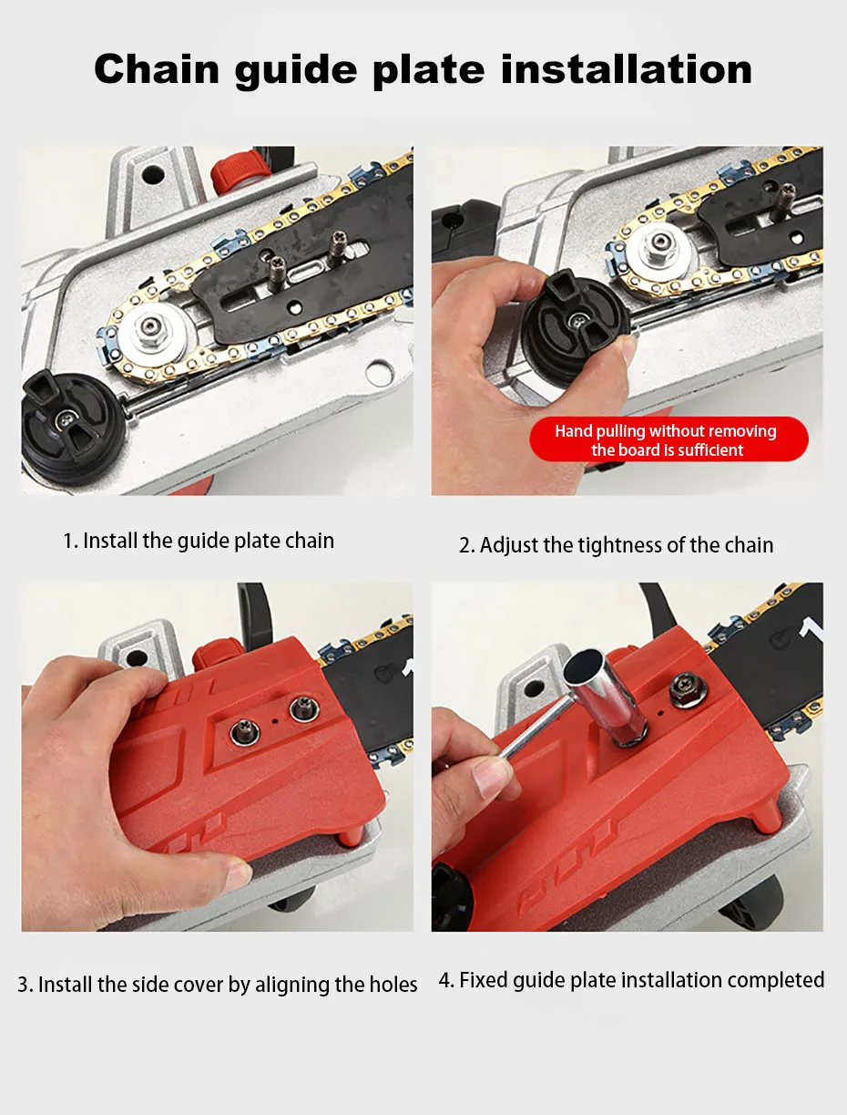 Handheld Electric Chain Saw Felling Saw Mini Chain Saw Tree Saw Powerful Electri