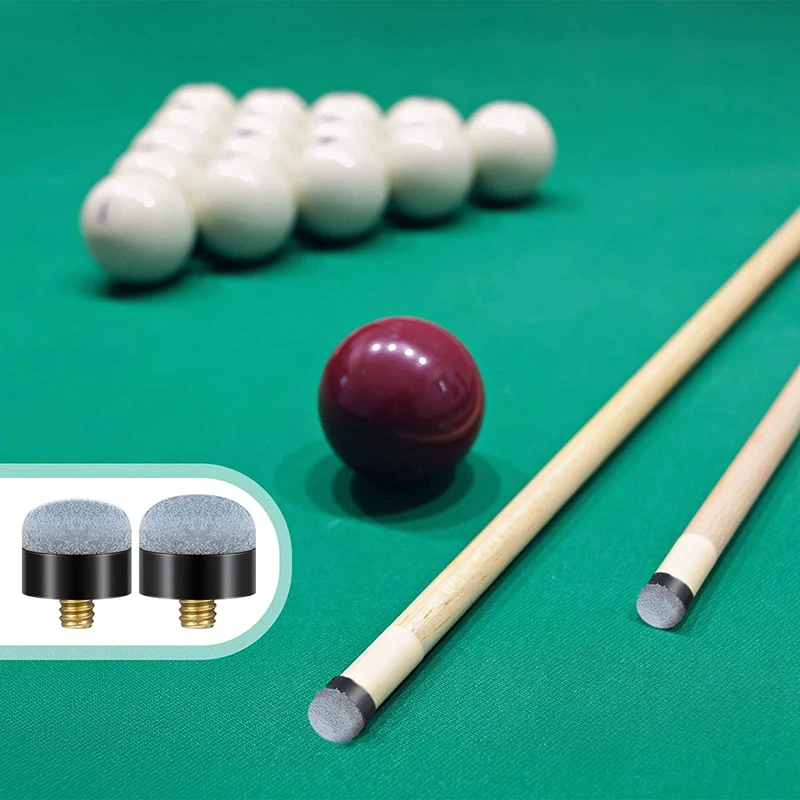 30Pcs Pieces 12 Mm/13 Mm Billiard Pool Cue Stick Tips Screw On Tips Ferrules Replacement Billard Pool Accessories 3