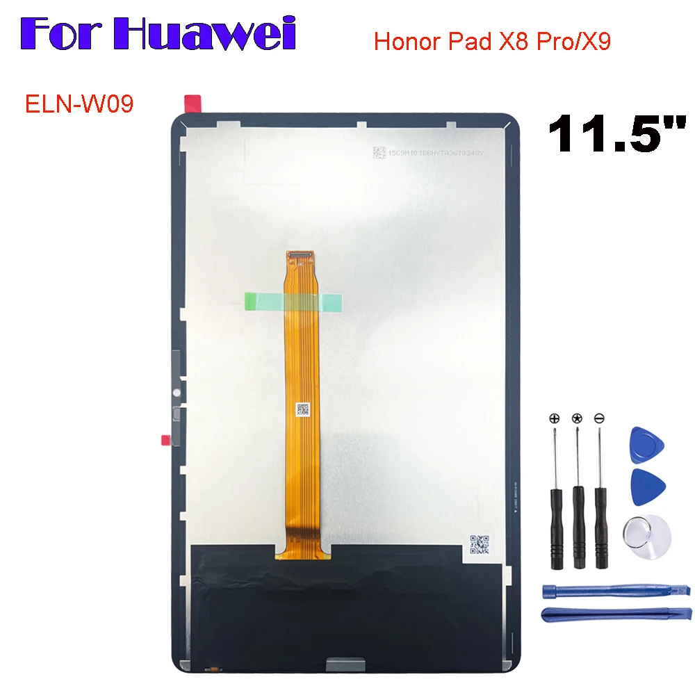 

Nwe AAA+ For Huawei Honor Pad X8 Pro X9 11.5" ELN-W09 LCD Display Touch Screen Digitizer Glass Assembly Repair Parts