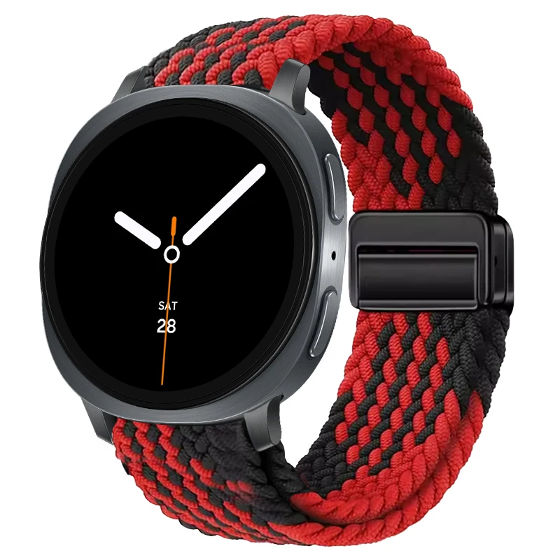 Braided Nylon Solo Loop Bracelet - Magnetic Sports Strap