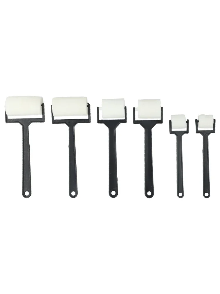Craft Tool White Sponge Brush Foam Painting Roller Brush Children Draw Craft Tool Decorative Supplies 6pcs,paint brushes