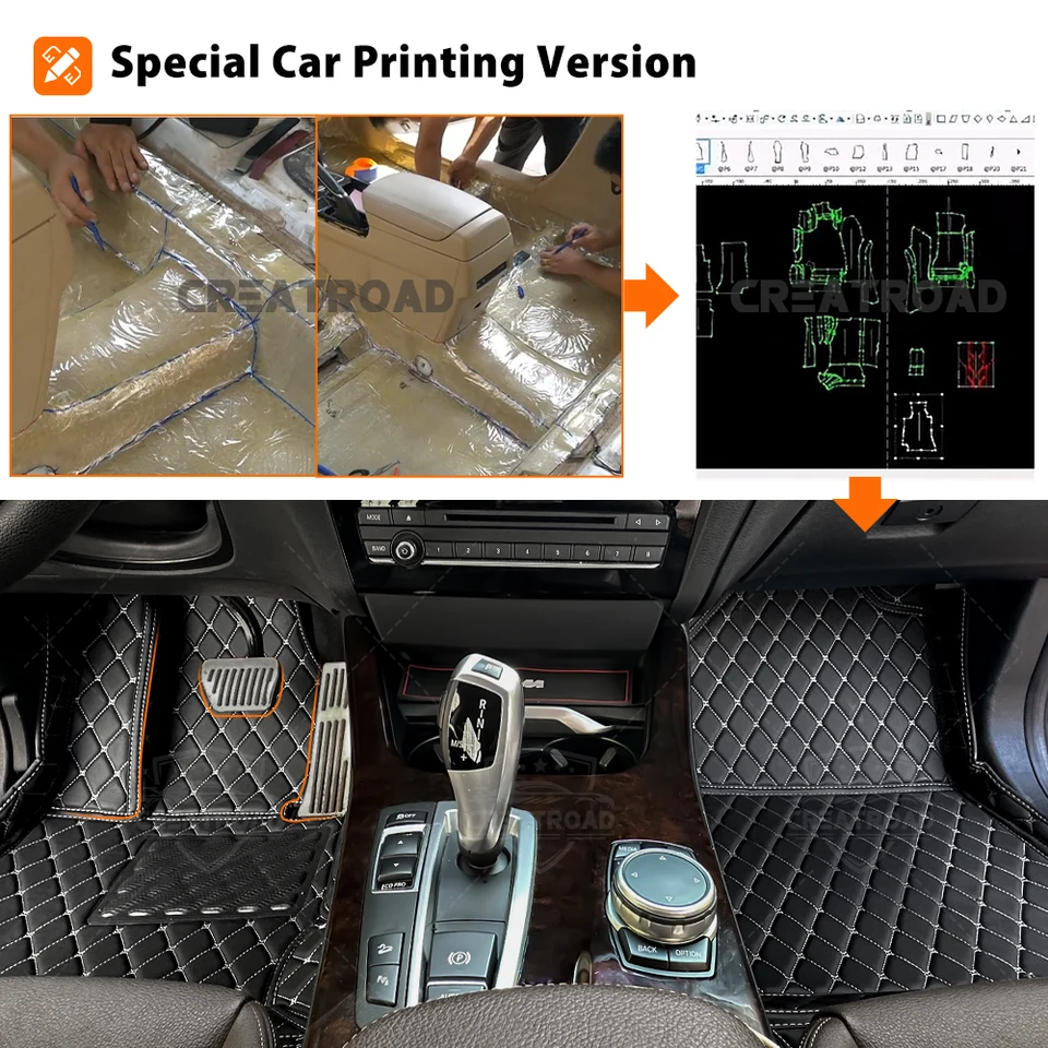 Kit Tapis De Sol Et Coffre Pour VW Touareg 2017-2022 TPE Noir