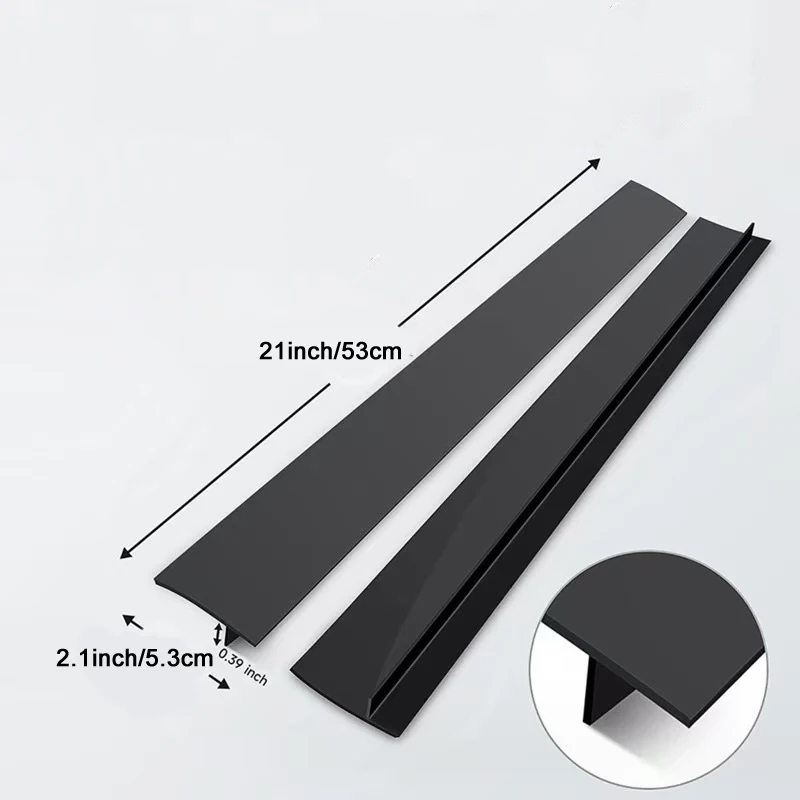 Stove Counter Gap Cover Kitchen Silicone Heat Resistant Mat Gas Stove Protector Slit Cleaning Pad Oil Dust Seal Cooker Cover Gas Stove Protector Silicone Covers