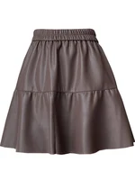 plus Size PU Leather  Skirt High Waist A-Line Silhouette for plus Size Women Autumn Winter New Sle Faionable Slimming... - Image 5