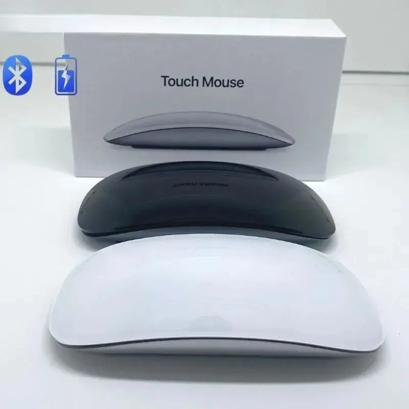 Nuovo Bluetooth 5.0 Magic Wireless Mouse Ricaricabile Silent Touch Roller Mouse Per Computer Ultra Sottile Per Air Pro Apple Mac Pc Laptop